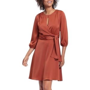 Maggie London keyhole Wrap Dress Size 8